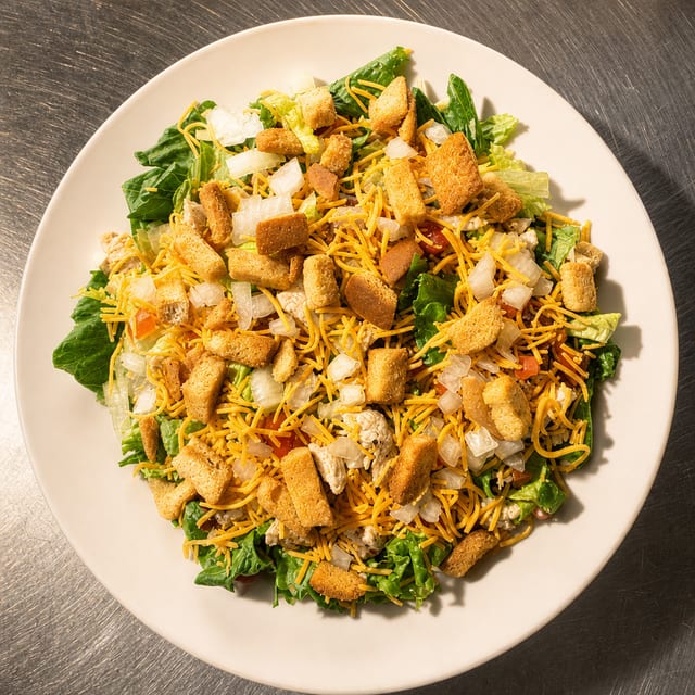 Full BBQ Chicken Salad.