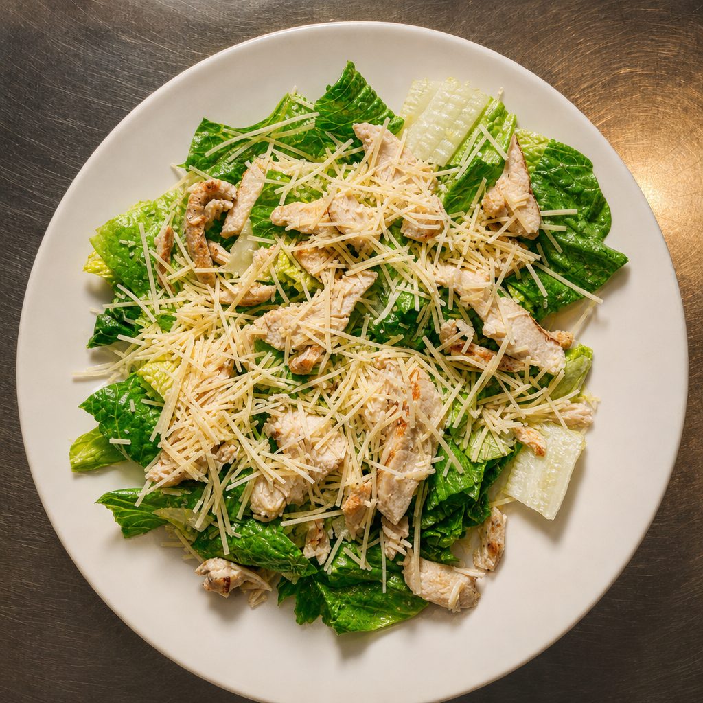 Full Chicken Caesar Salad.