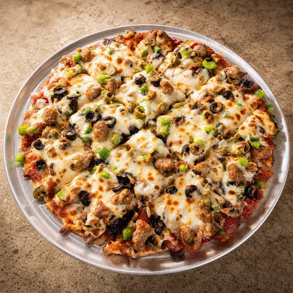 Large Jimmy's Super Deluxe.
