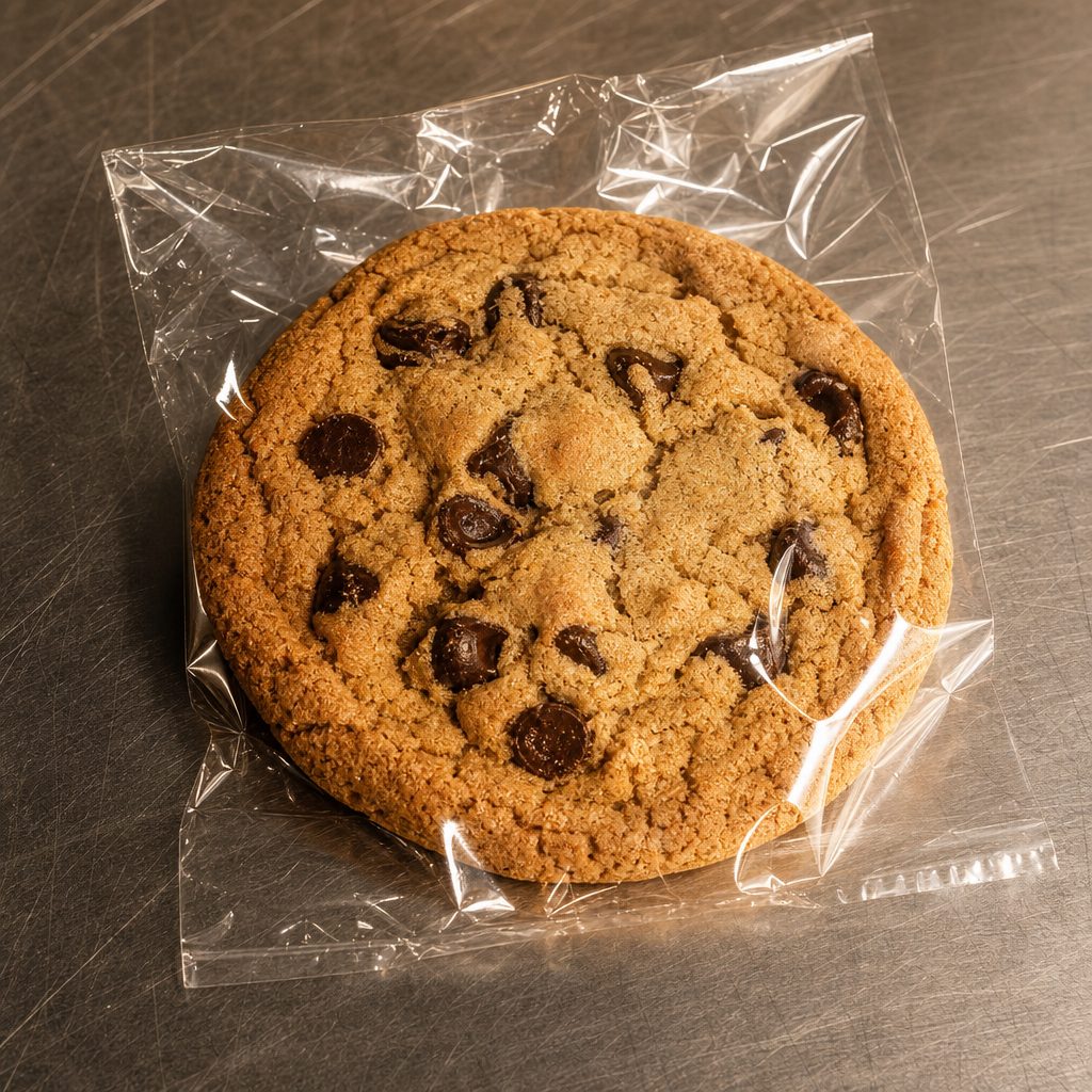 2oz Frozen Chocolate Chip Cookie.