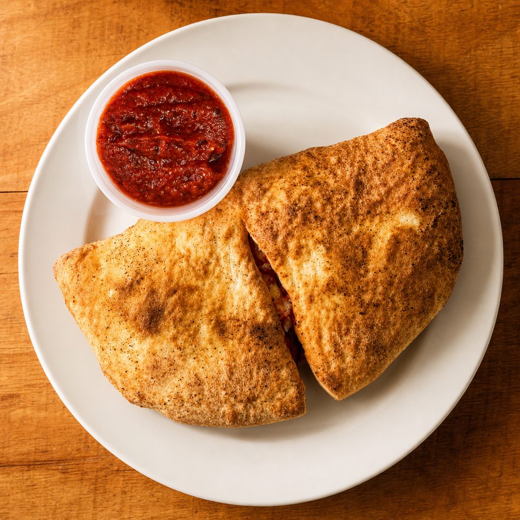 Calzone Hawaiian Volcano.