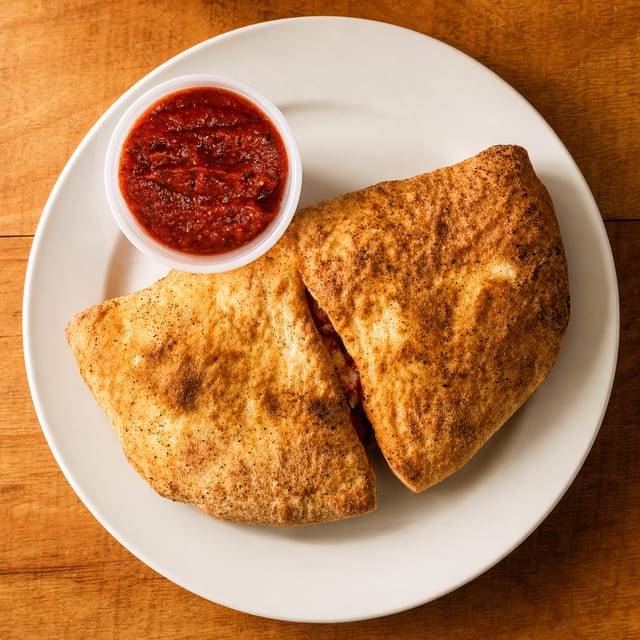 Calzone Hawaiian Volcano.