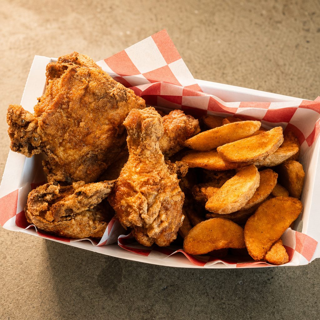 4pc Chicken Meal.